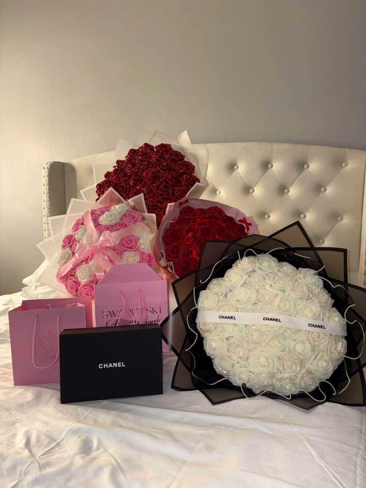 Luxury designer-inspired rose bouquets